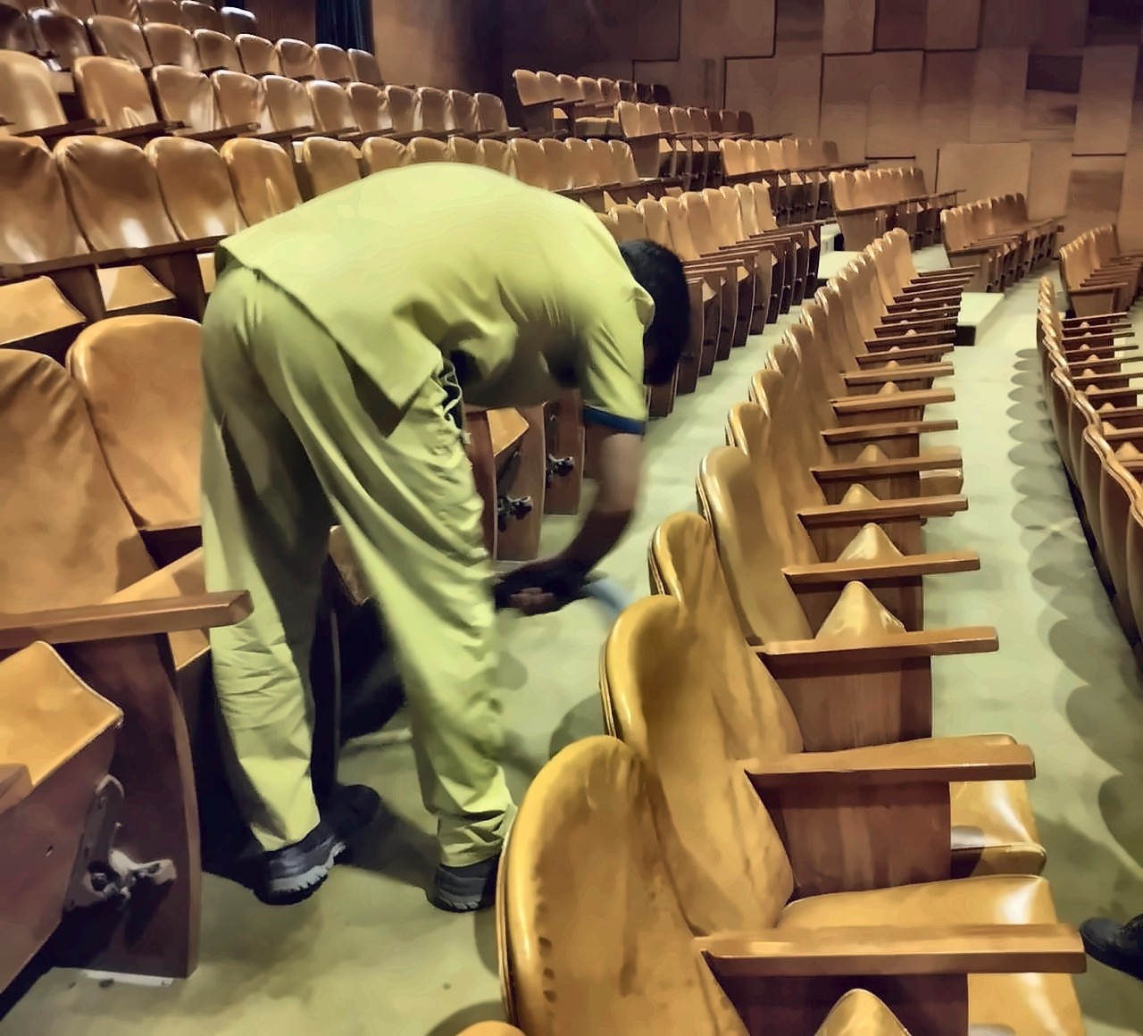 Limpieza de auditorio